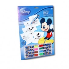 Set Disney Mickey de colorat 13 piese